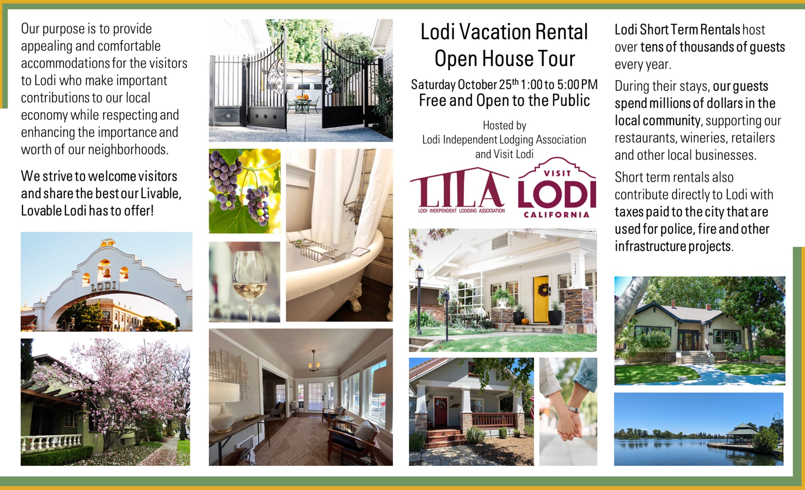 Lodi Vacation Rental Tour Brochure 2025